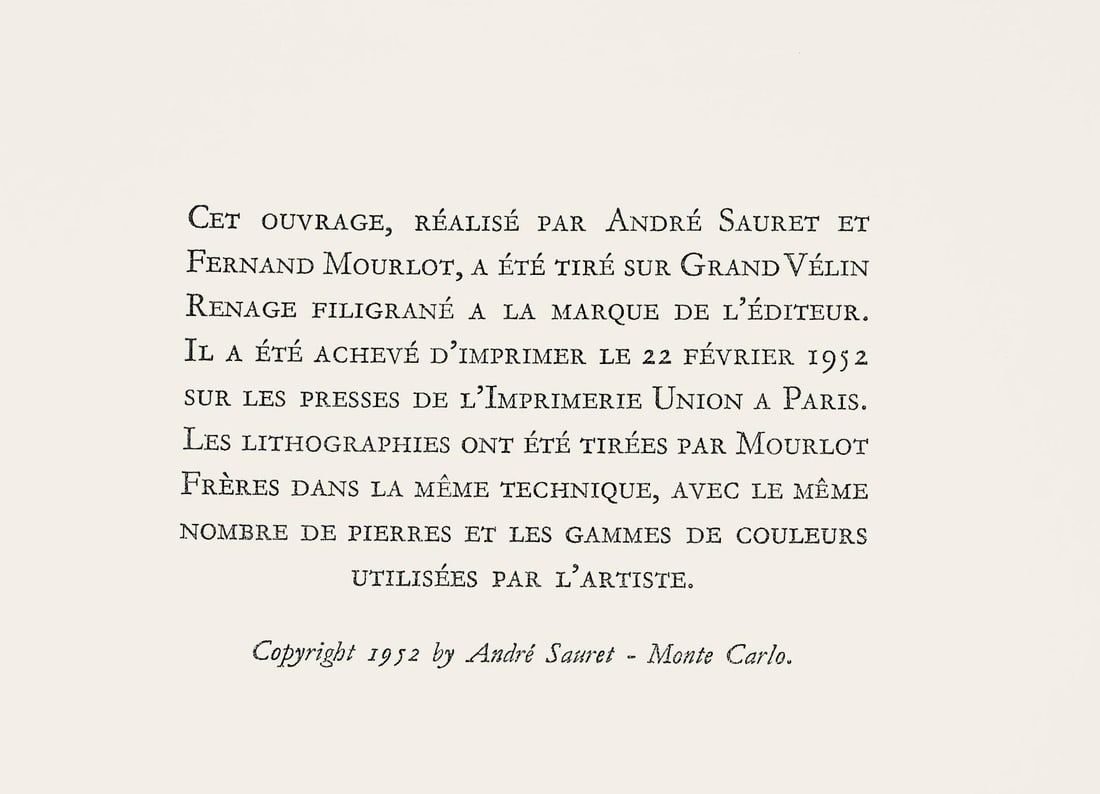 Lithograph - Pierre Bonnard - Frontispiece - Bonnard Lithographe - 7