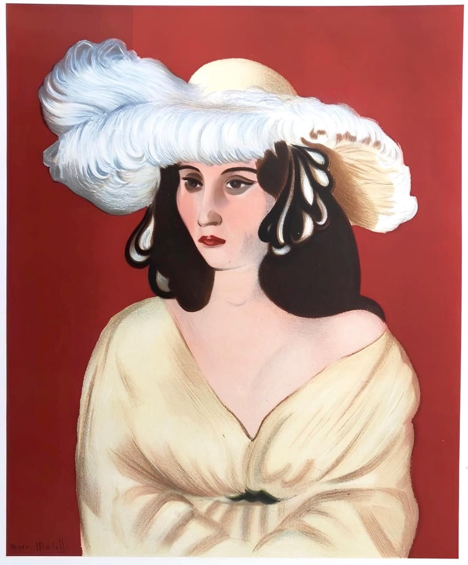 Lithograph - Henri Matisse - Mademoiselle M.A. - Portraits par Henri Matisse - 5