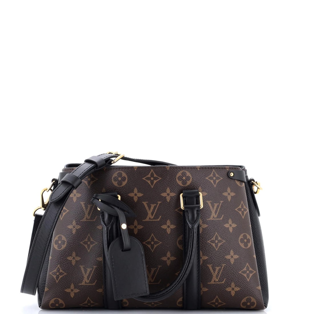 BB Louis Vuitton Soufflot Tote Monogram Canvas with Leather: BB Louis Vuitton Soufflot Tote Monogram Canvas with Leather This listing features BB Louis Vuitton Soufflot Tote Monogram Canvas with Leather. Item specifics are provided below. Item Specifics: Brand: