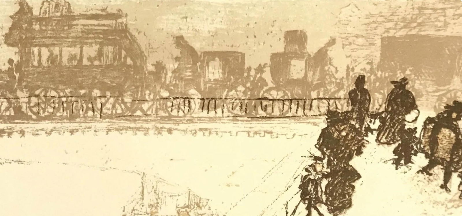 Lithograph - Pierre Bonnard - Le Pont des Arts - Bonnard Lithographe - 2