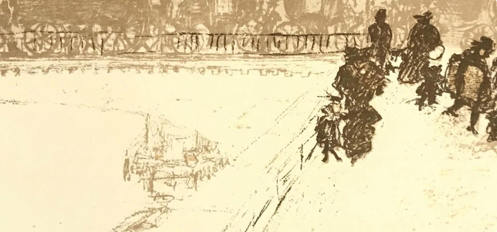 Lithograph - Pierre Bonnard - Le Pont des Arts - Bonnard Lithographe - 3