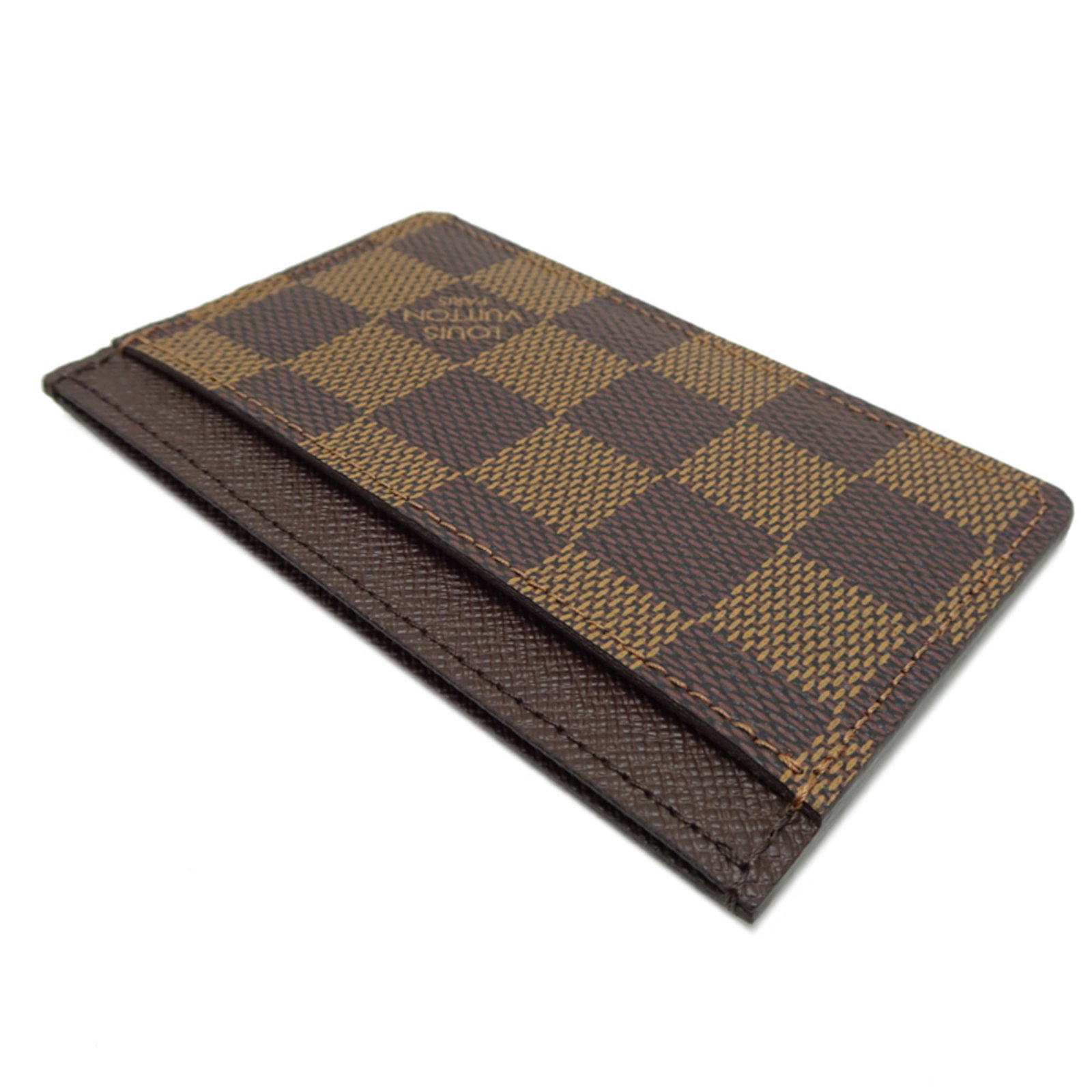 Canvas Louis Vuitton Card Case Damier - 4