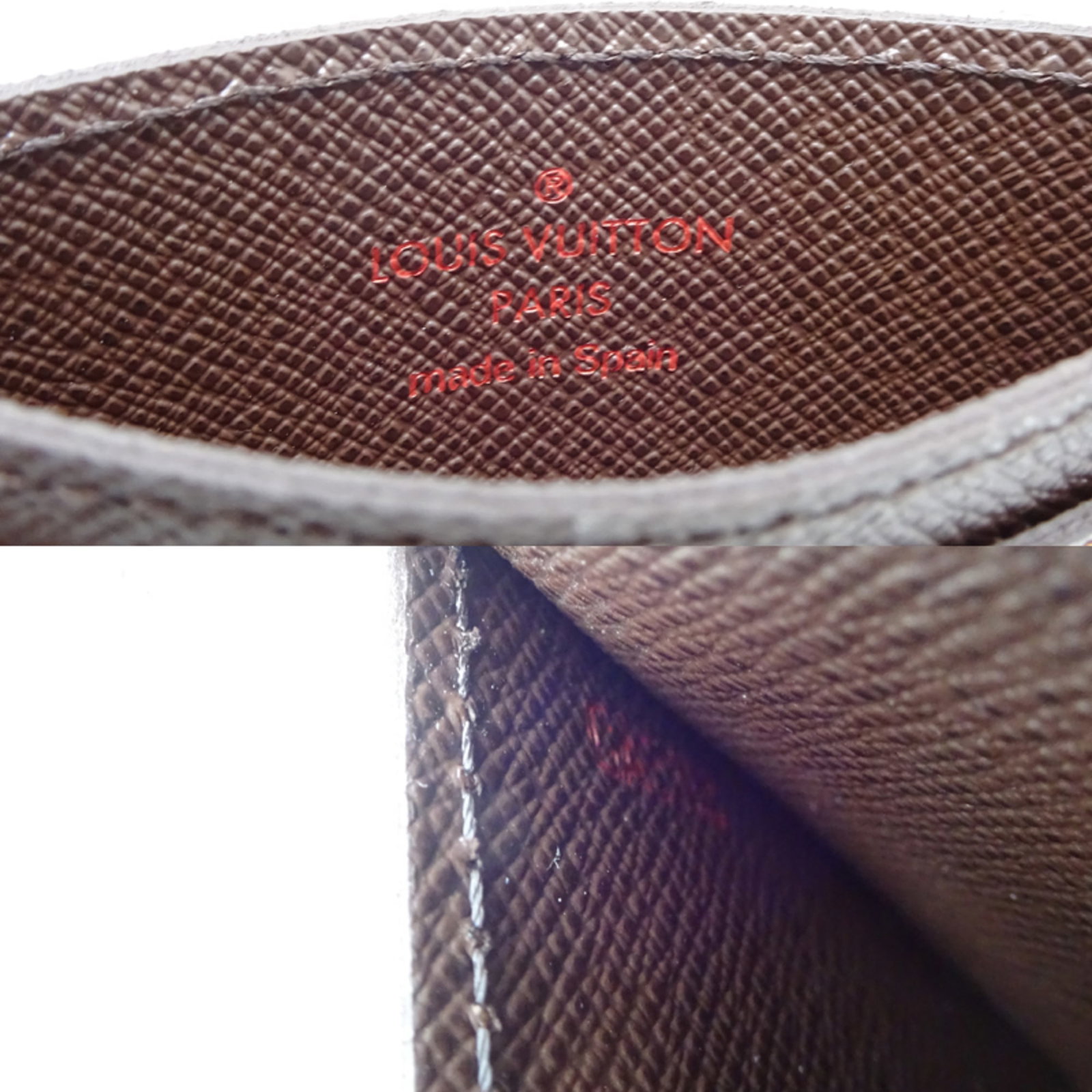 Canvas Louis Vuitton Card Case Damier - 6