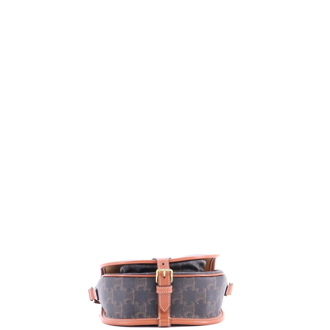 Medium Celine Folco Bag Triomphe Coated Canvas - 4