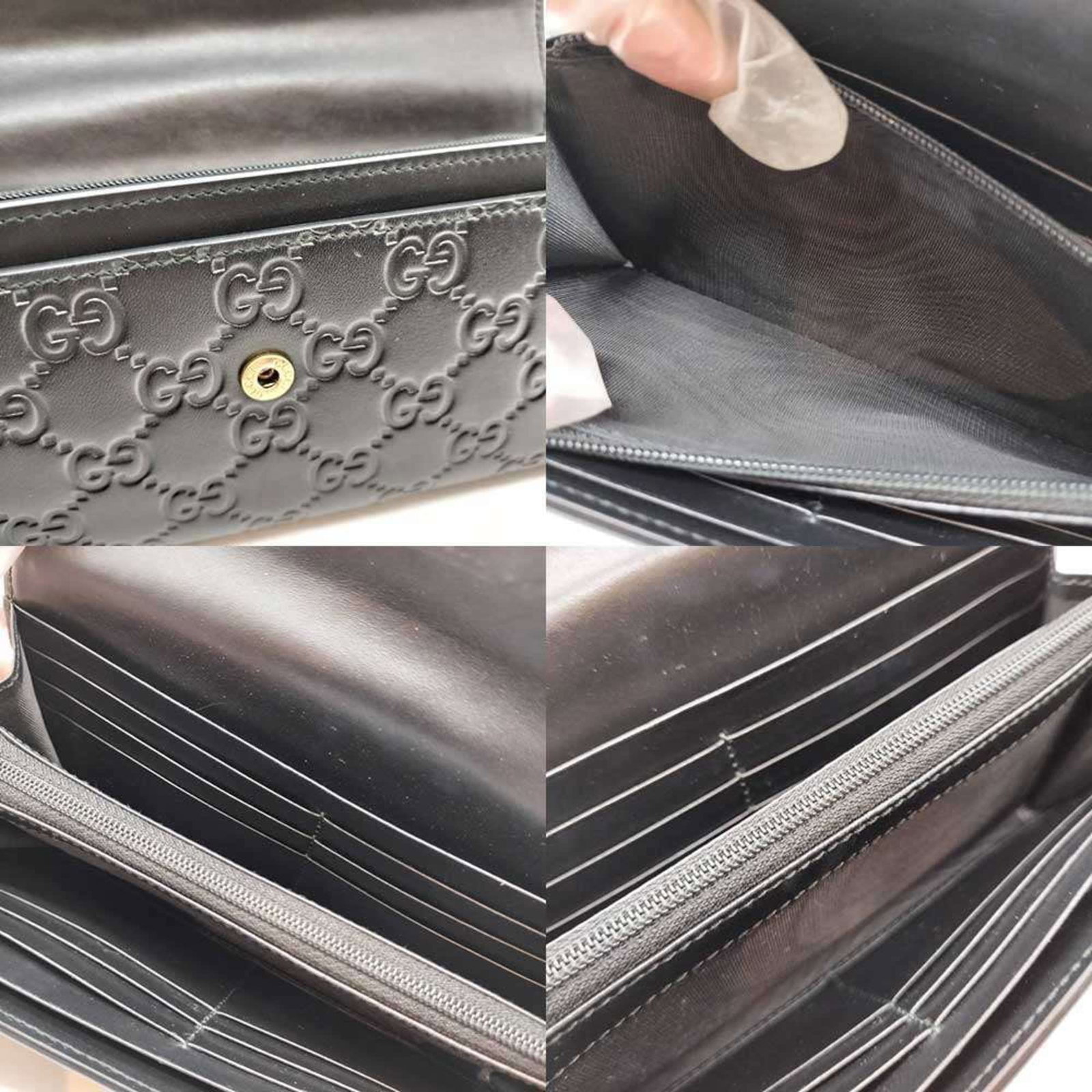 Leather Gucci Long Wallet (Bi-Fold) - 5