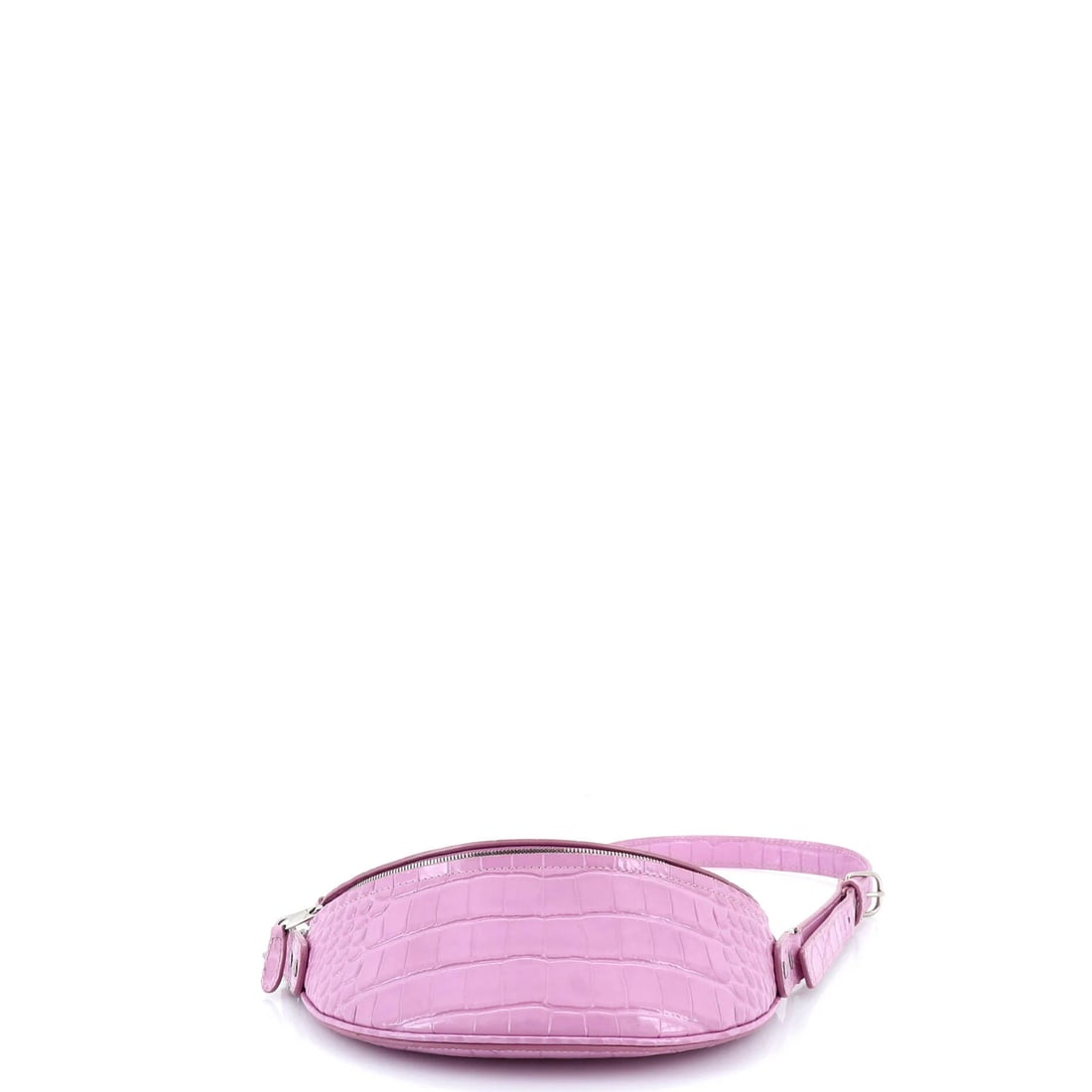 XXS Balenciaga Souvenir Belt Bag Crocodile Embossed Leather - 4