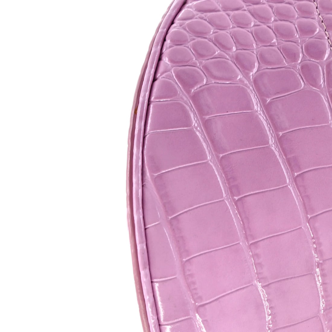 XXS Balenciaga Souvenir Belt Bag Crocodile Embossed Leather - 6