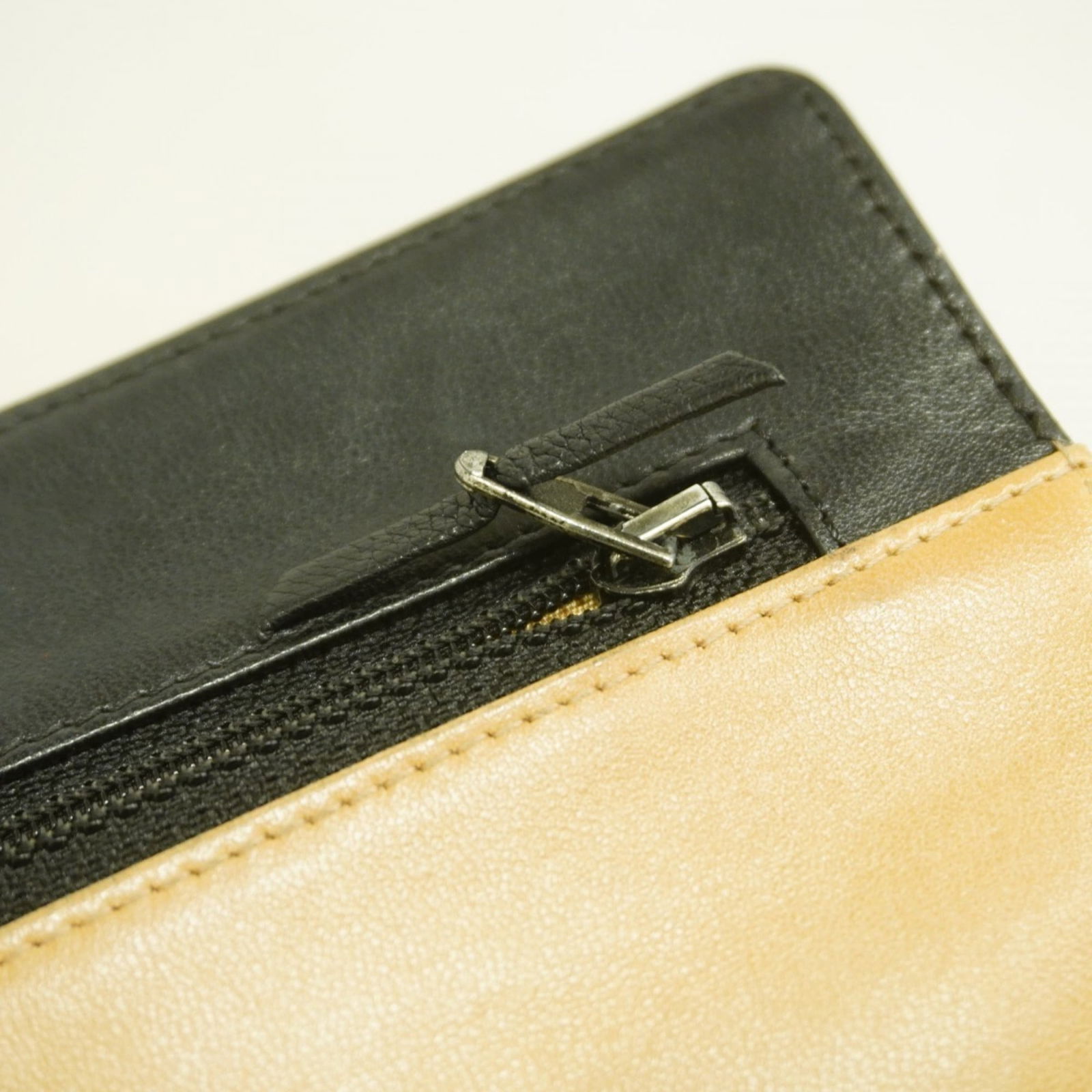 Leather Chanel Chain/ Shoulder Wallet - 7