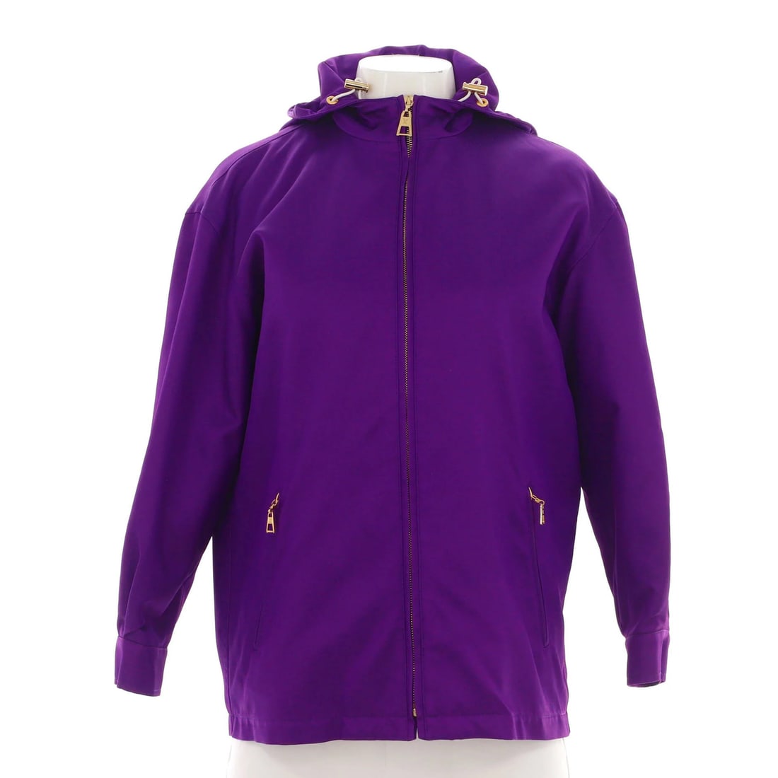 Blend Gucci Women's Logo Zip Hooded Vest Wool - 2