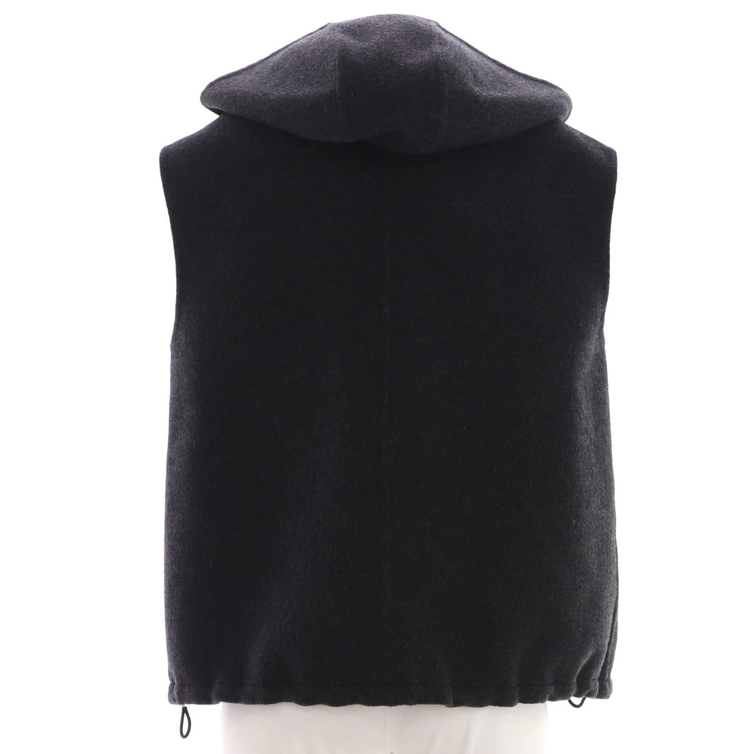 Blend Gucci Women's Logo Zip Hooded Vest Wool - 3