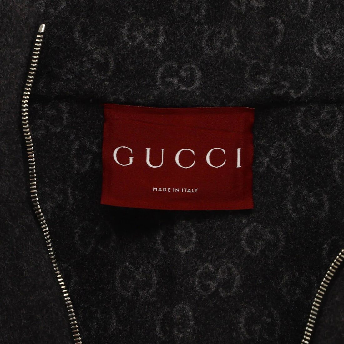 Blend Gucci Women's Logo Zip Hooded Vest Wool - 5