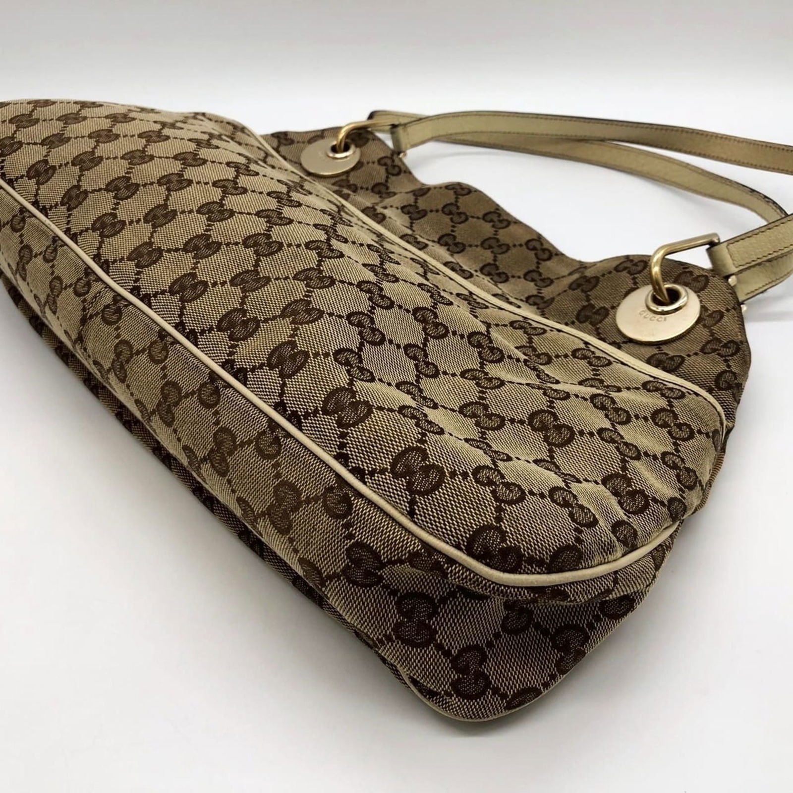 Tote Bag Gg Canvas - Gucci Handbag - 4