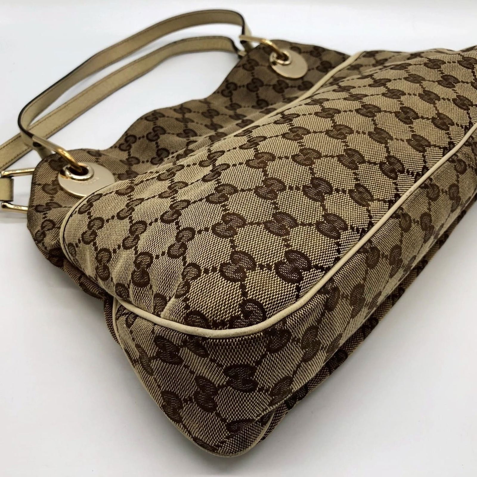 Tote Bag Gg Canvas - Gucci Handbag - 5