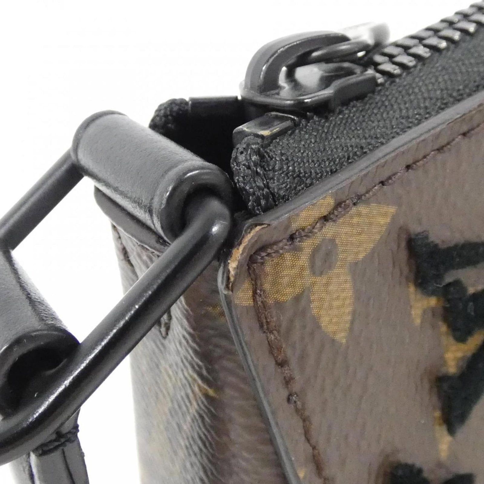 Canvas Louis Vuitton Shoulder Bag Coated - 6