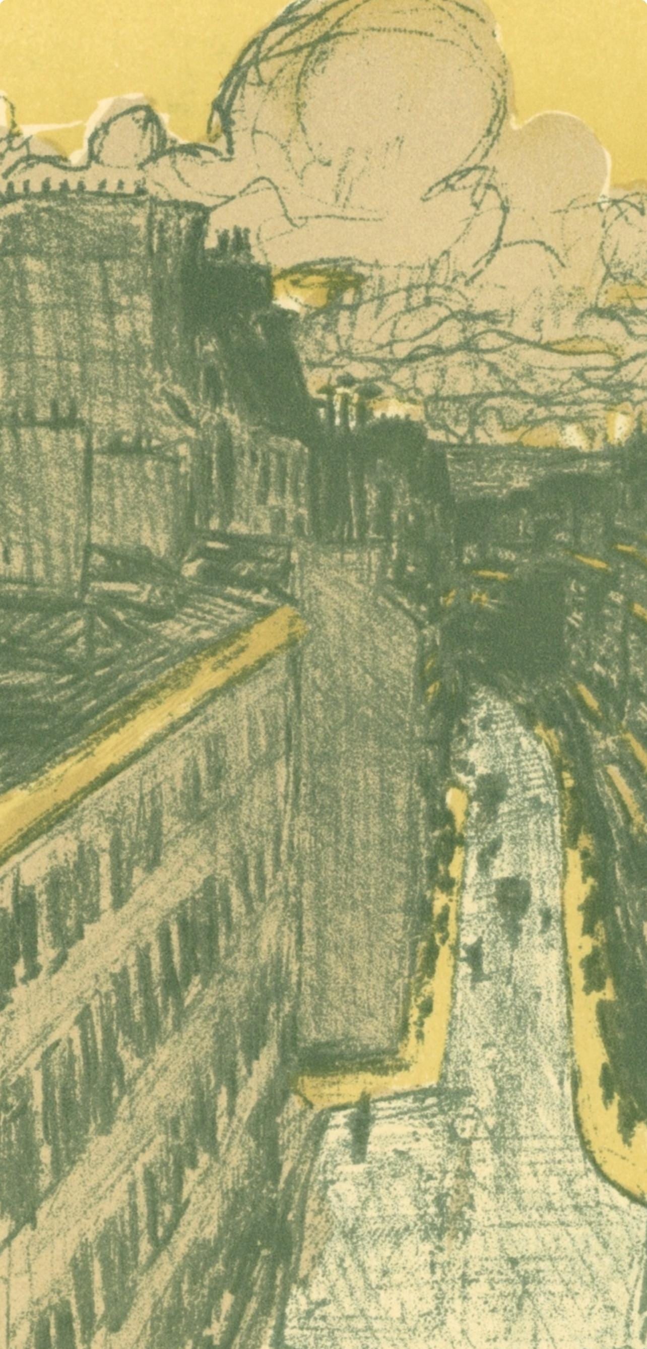 Lithograph - Pierre Bonnard - Rue vue den haut - Bonnard Lithographe - 4