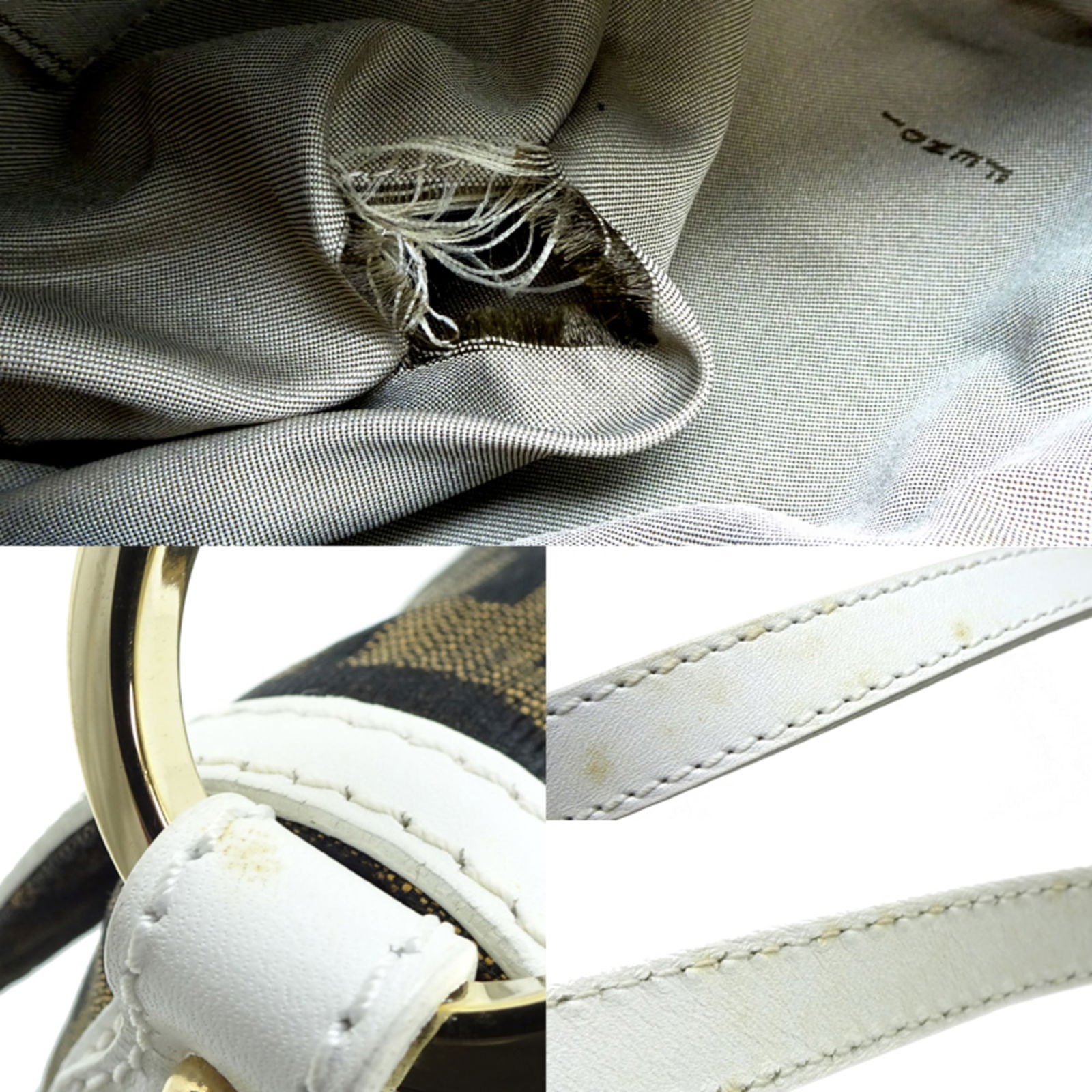 Leather - Celine Shoulder Bag Canvas - 8