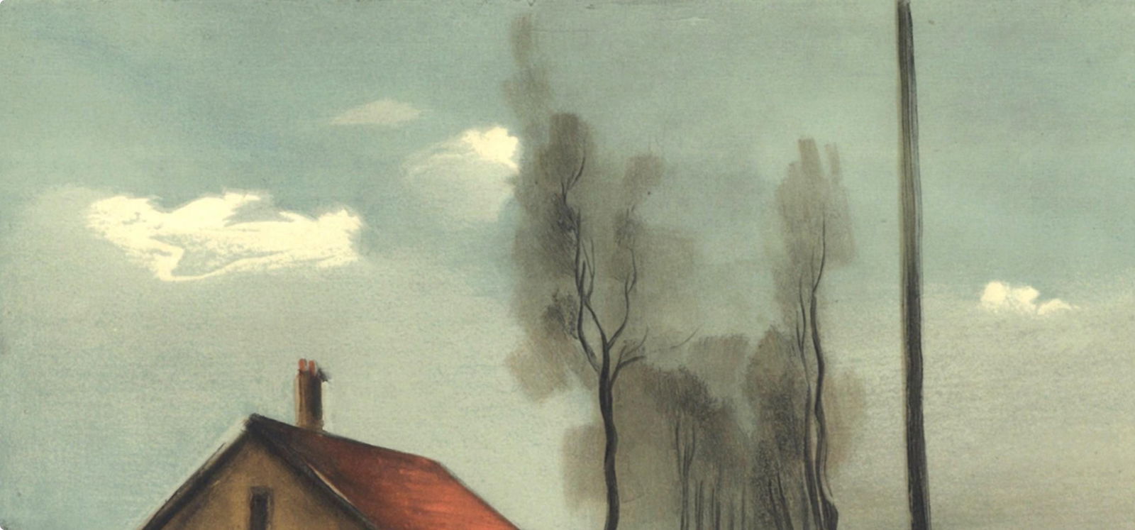 Lithograph - Maurice de Vlaminck - La route de Brezolles - Vlaminck - Signed - 4