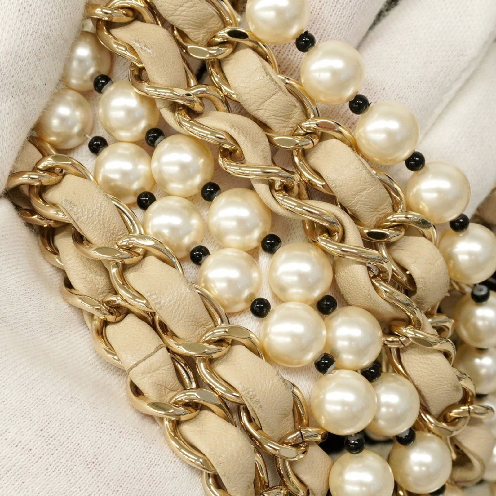 Cotton Chanel Shoulder Bag - 13