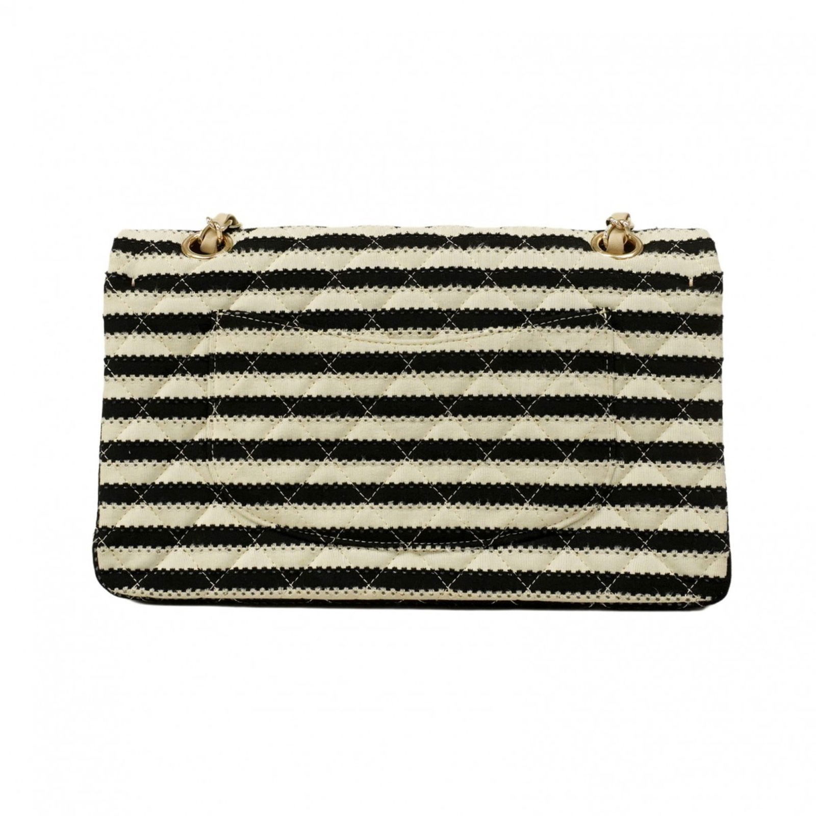 Cotton Chanel Shoulder Bag - 14