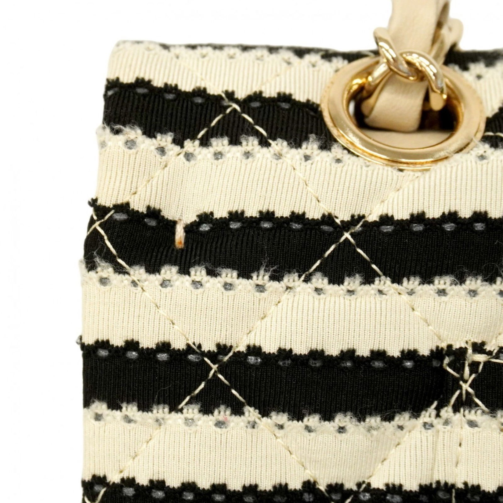 Cotton Chanel Shoulder Bag - 6