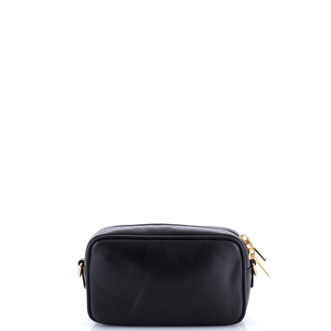 Leather Miu Logo Embossed Camera Bag - 3