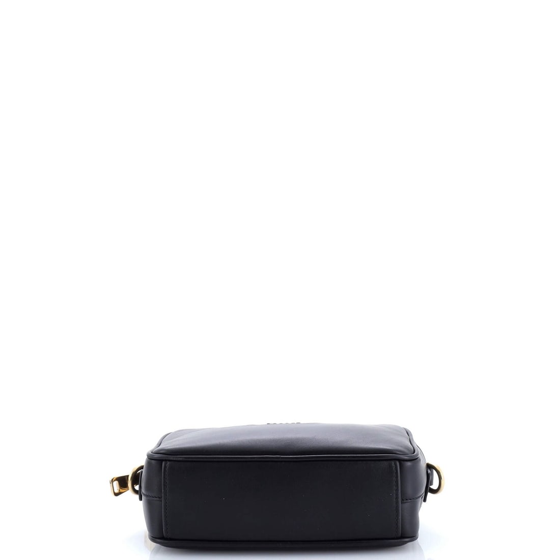 Leather Miu Logo Embossed Camera Bag - 4