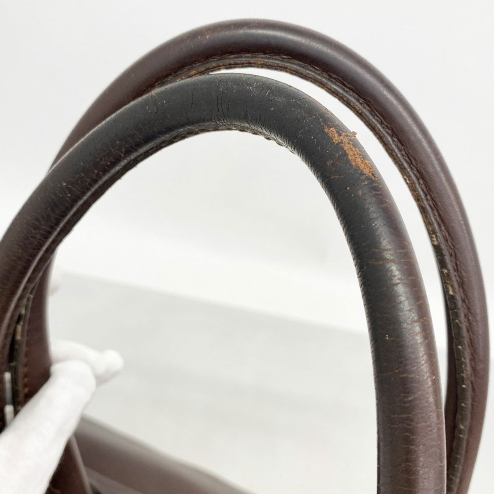 Leather Celine Handbag - 9