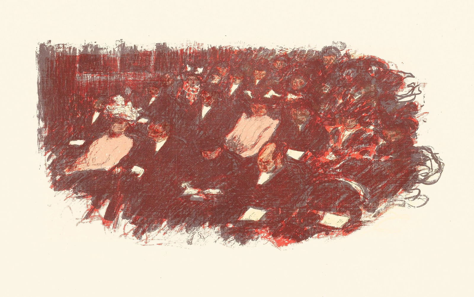 Lithograph - Pierre Bonnard - Au Thatre - Bonnard Lithographe - 5