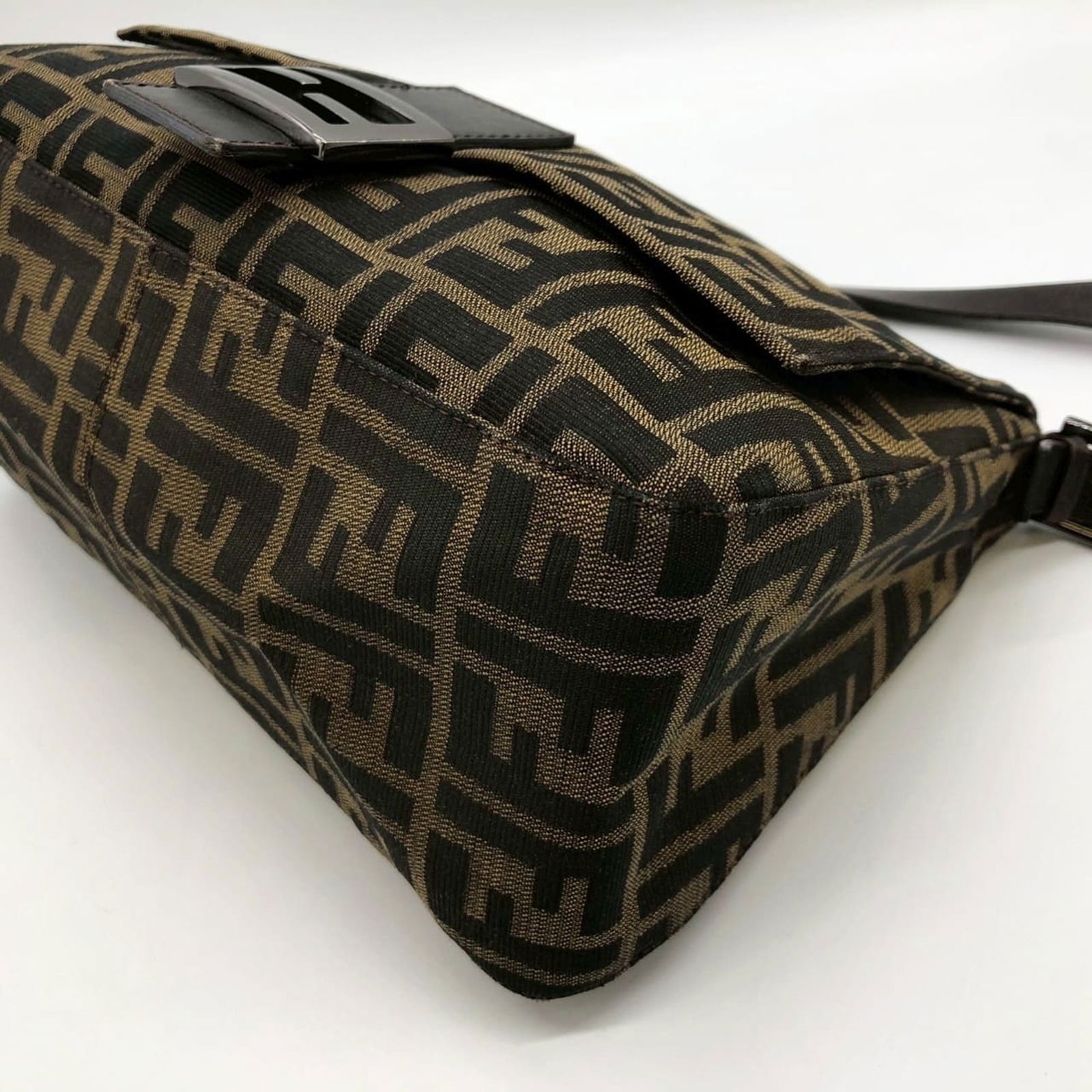 Shoulder Bag Canvas - Fendi Handbag - 4