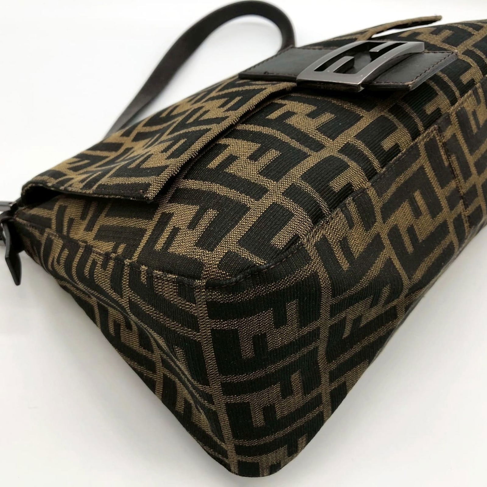 Shoulder Bag Canvas - Fendi Handbag - 5