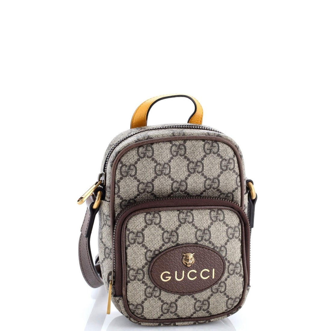 Mini Gucci Neo Vintage Top Handle Crossbody Bag GG Coated Canvas - 2