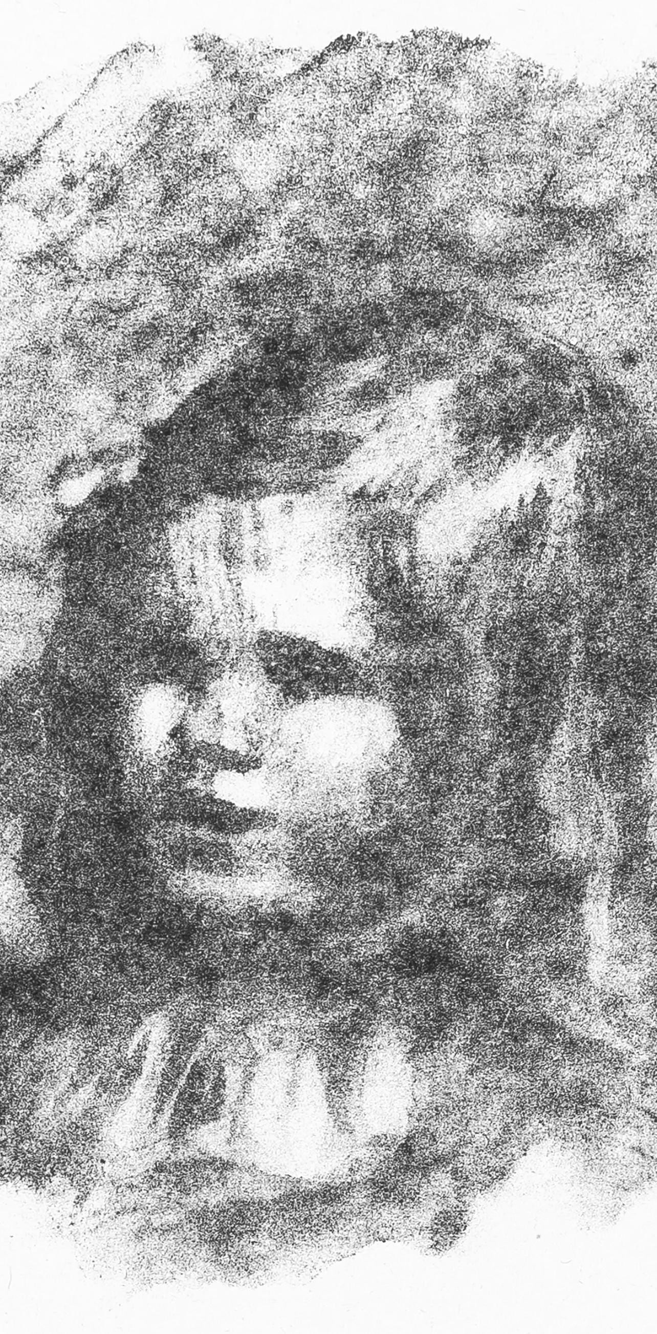 Lithograph - Pierre-Auguste Renoir - Claude Renoir tourn a gauche - Les Lithographies de Renoir - 2