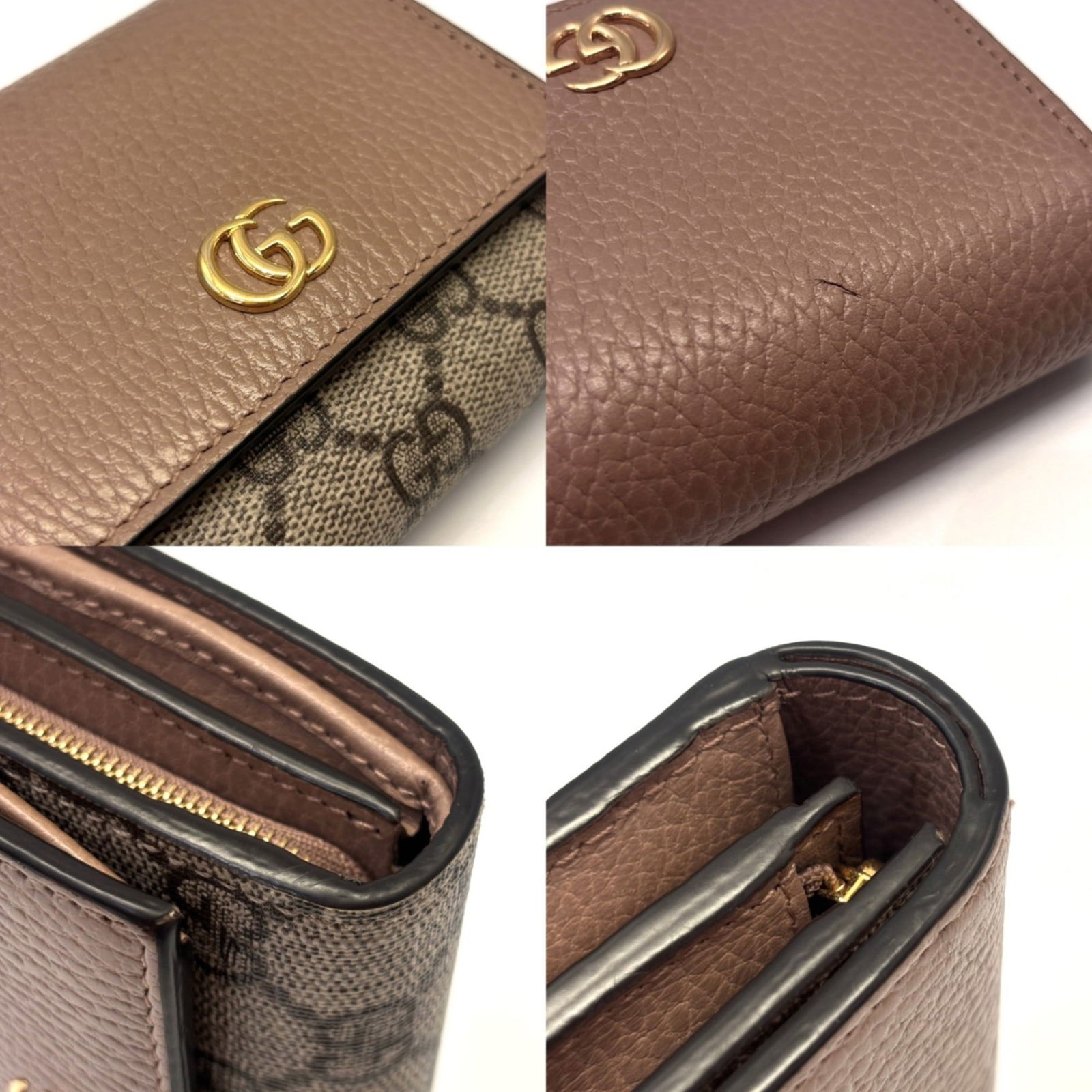 Leather - Gucci Wallet (Bi-Fold) Gg Supreme - 4