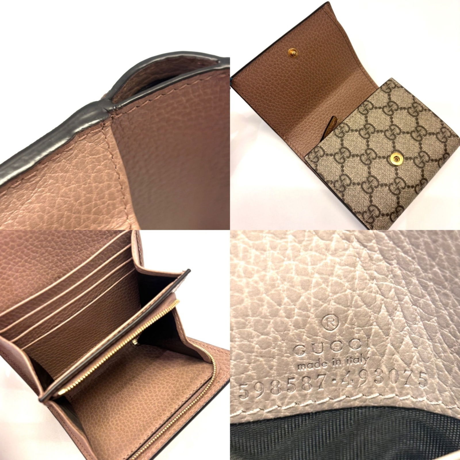 Leather - Gucci Wallet (Bi-Fold) Gg Supreme - 5