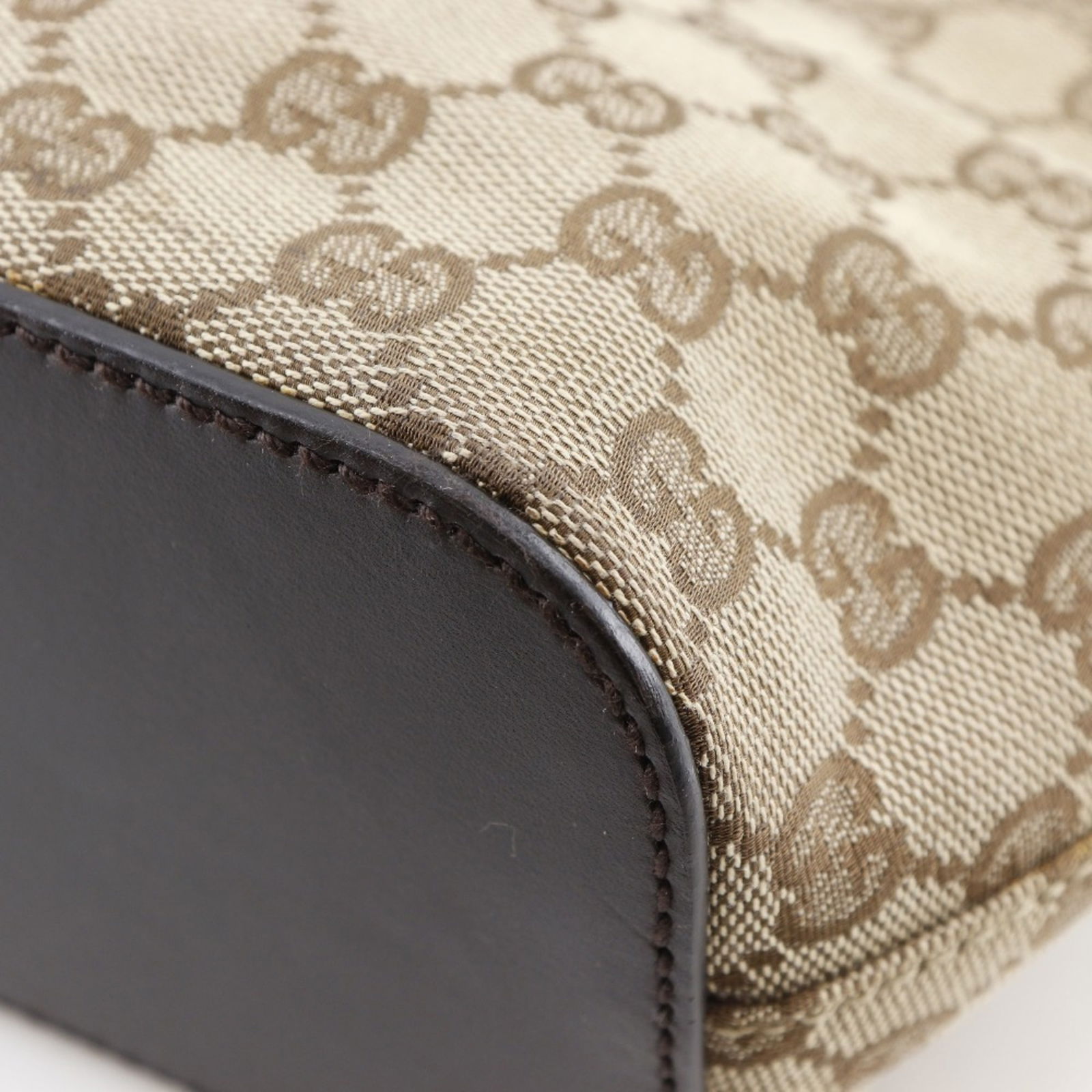 Canvas Gucci Shoulder Bag Gg - 7