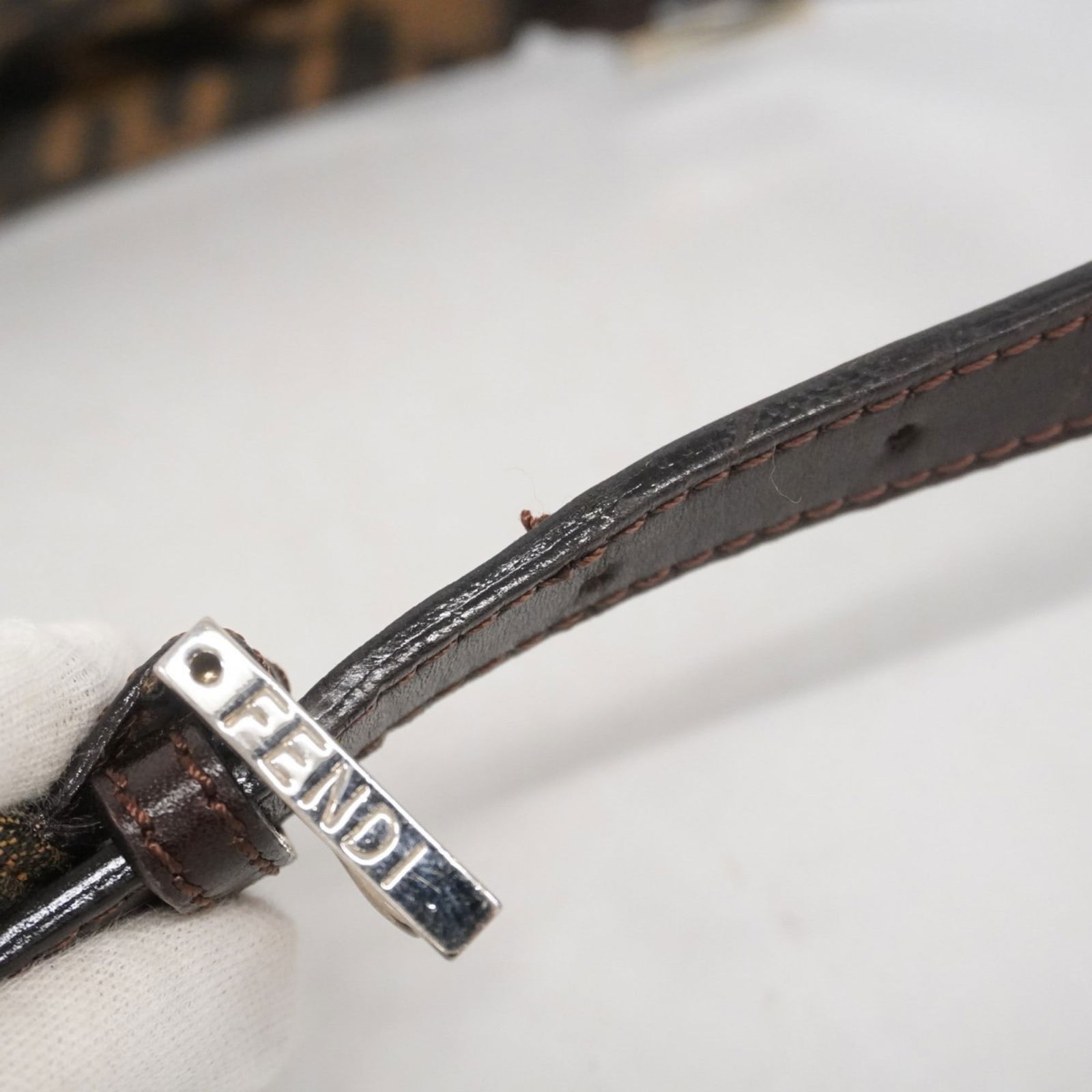 Canvas Fendi Handbag Nylon - 14