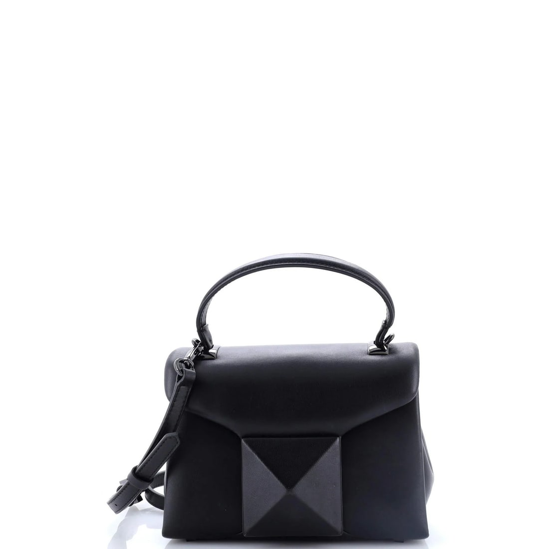 Mini Valentino Garavani One Stud Top Handle Flap Bag Leather: Mini Valentino Garavani One Stud Top Handle Flap Bag Leather This listing features Mini Valentino Garavani One Stud Top Handle Flap Bag Leather. Item specifics are provided below. Item Specifics: