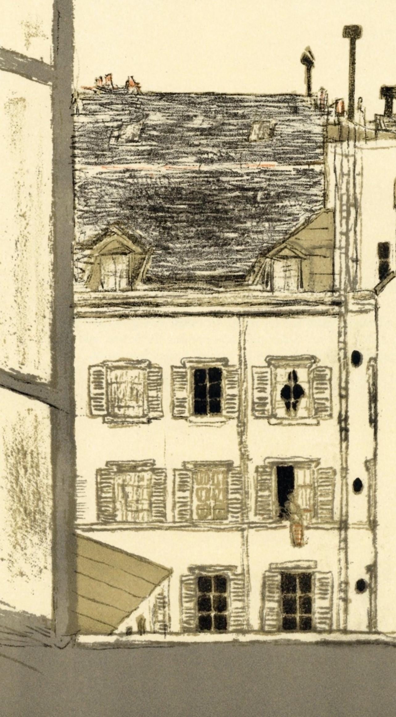 Lithograph - Pierre Bonnard - Maison dans la cour - Bonnard Lithographe - 3