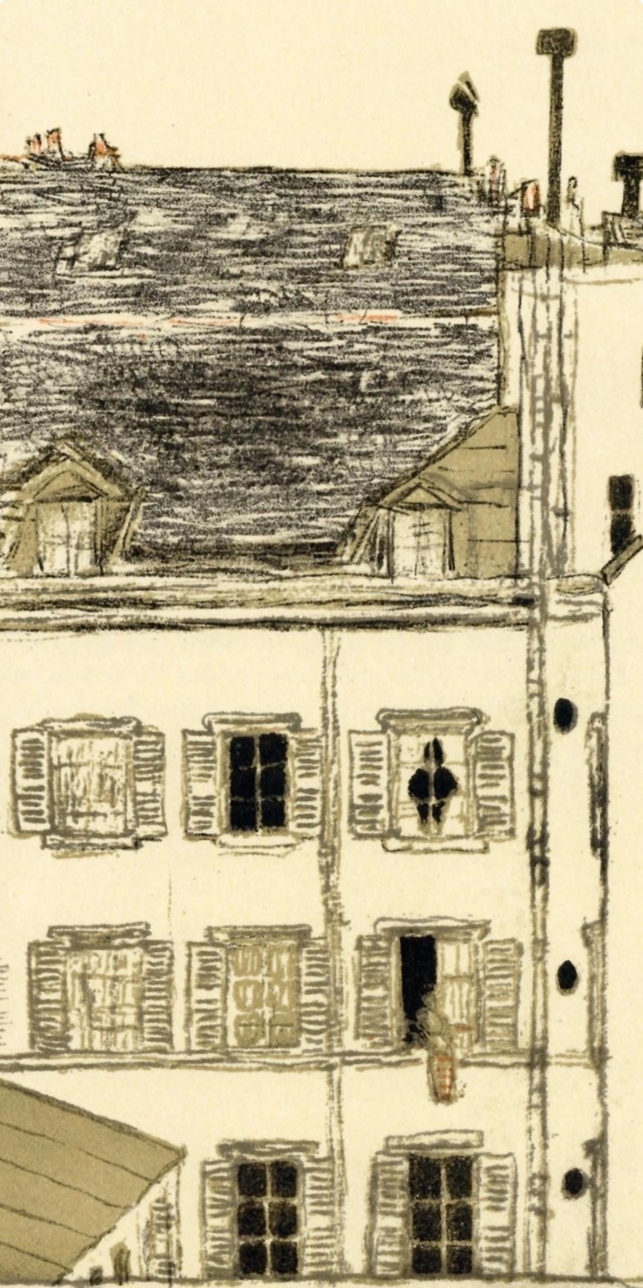 Lithograph - Pierre Bonnard - Maison dans la cour - Bonnard Lithographe - 4