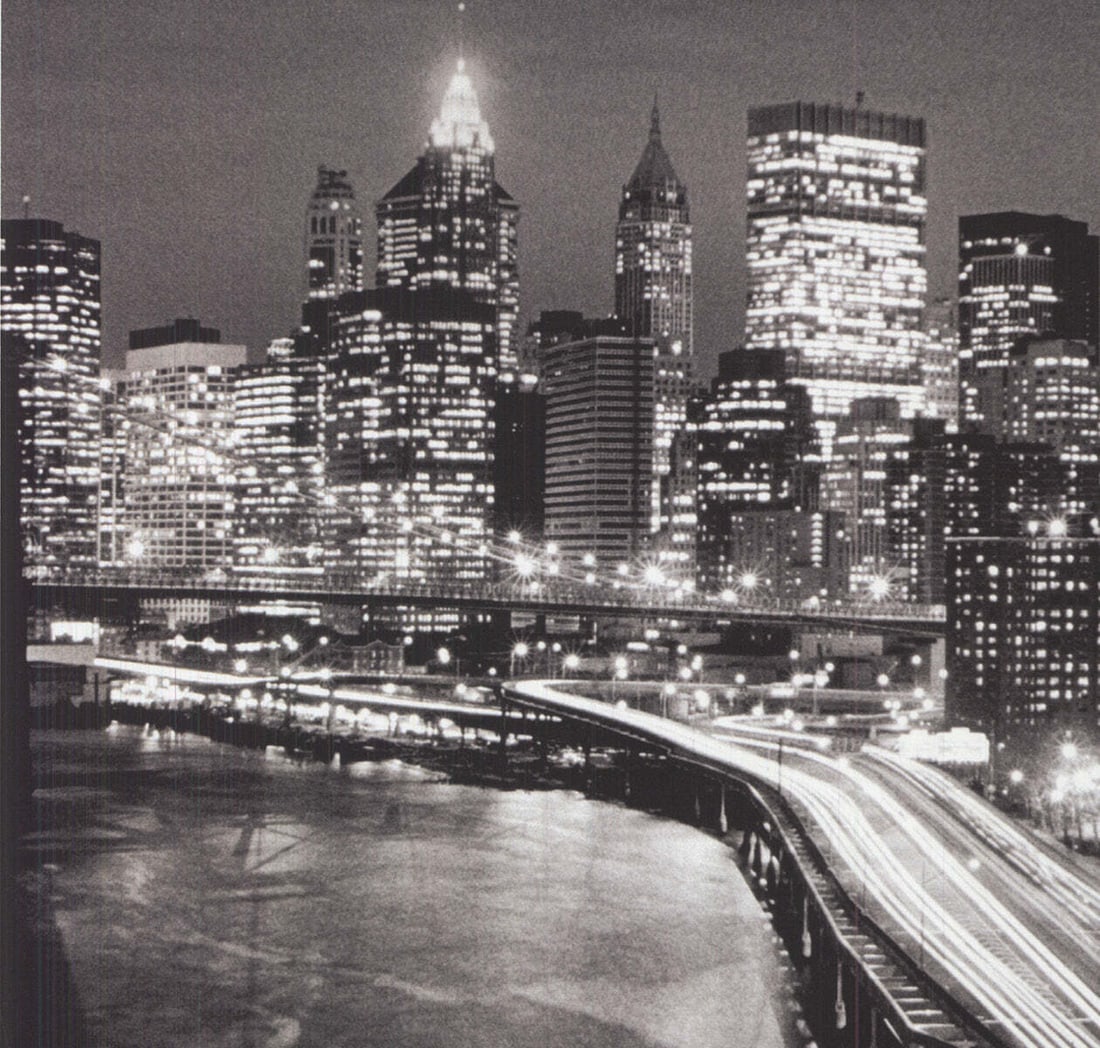 Phot ARTIST UNKNOWN New York City Skyline 15.75" x 15.75" Offset Lithograph 2003 - 4