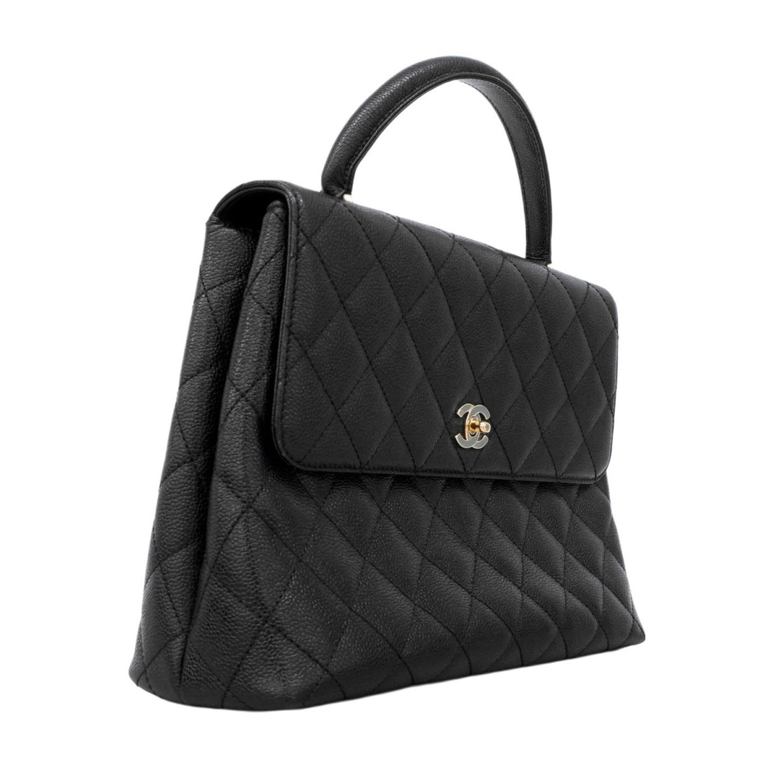 Calfskin Chanel Handbag Grained - 2