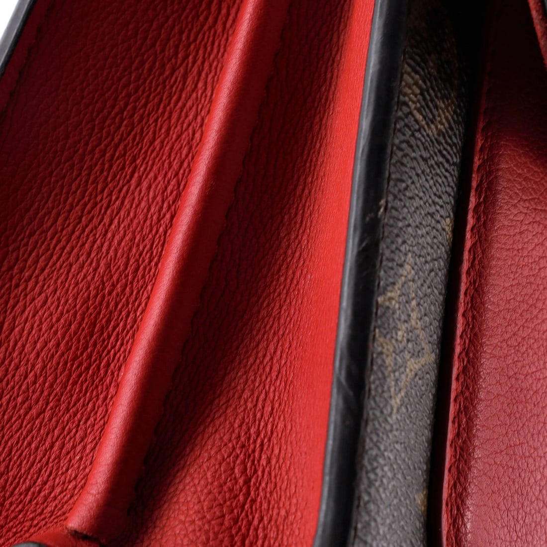 Leather Louis Vuitton Victoire Handbag Monogram Canvas and - 6