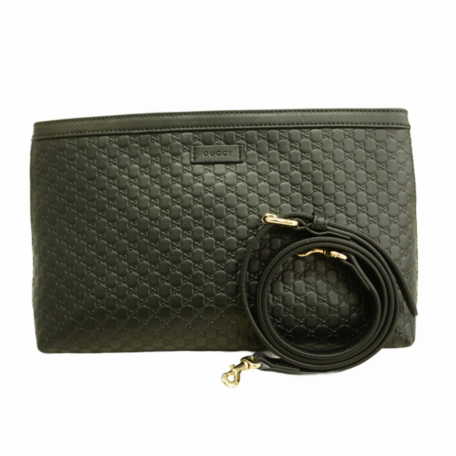 Leather Gucci Clutch Bag: Leather Gucci Clutch Bag This listing features Leather Gucci Clutch Bag. Item specifics are provided below. Item Specifics: Brand: Gucci Type: Clutch Bag Material: Leather Color: Black Hardware