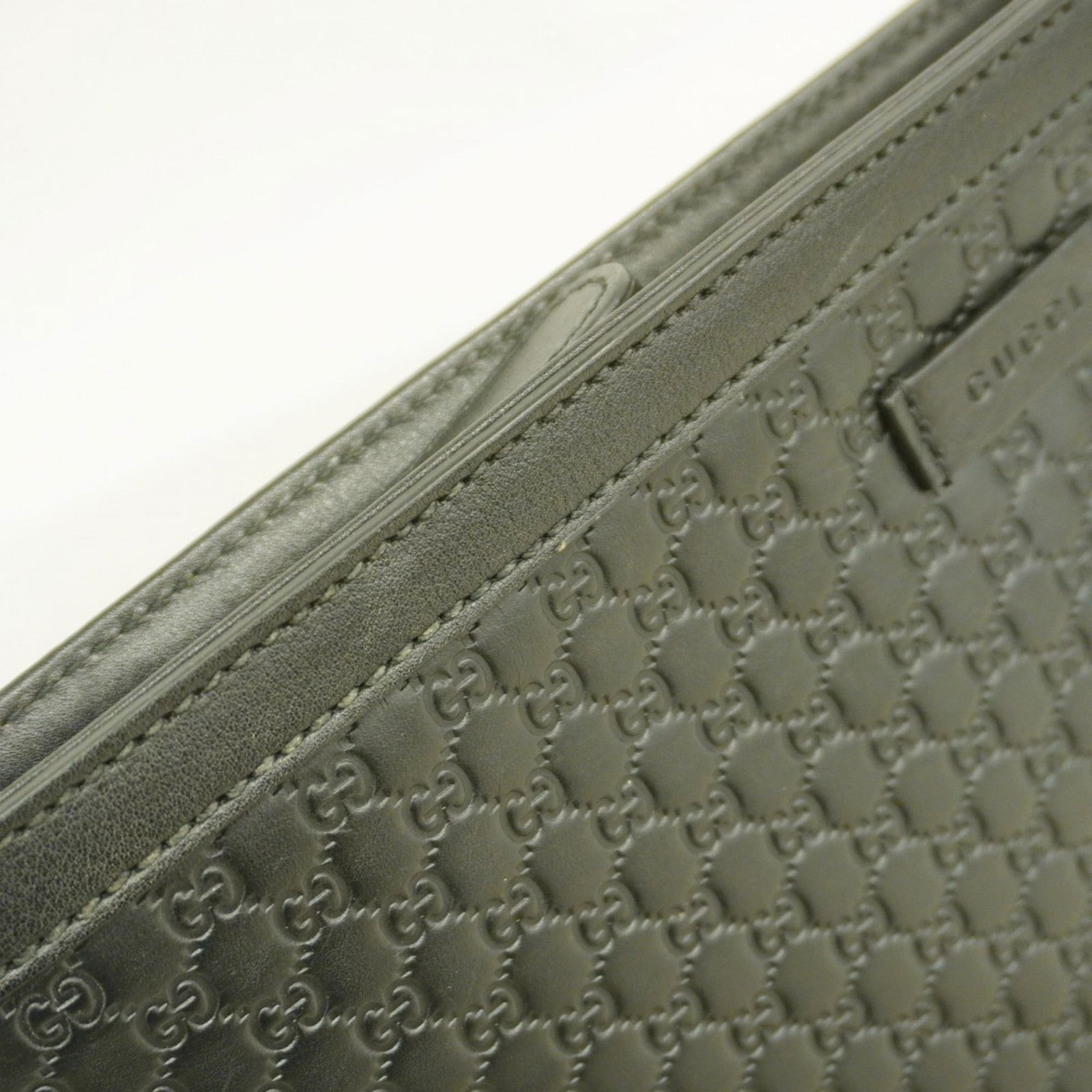 Leather Gucci Clutch Bag - 8