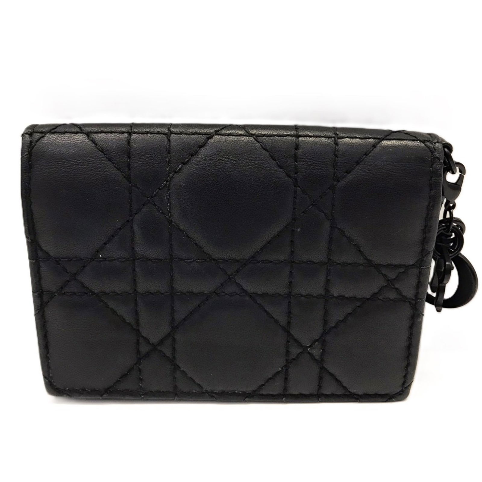 Leather Christian Dior Card Case - 2