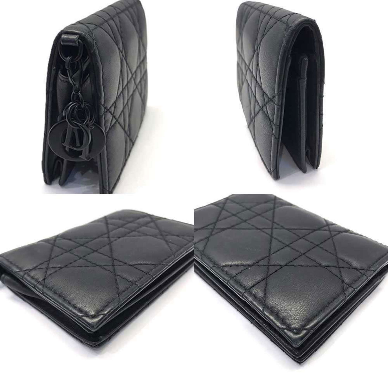 Leather Christian Dior Card Case - 3