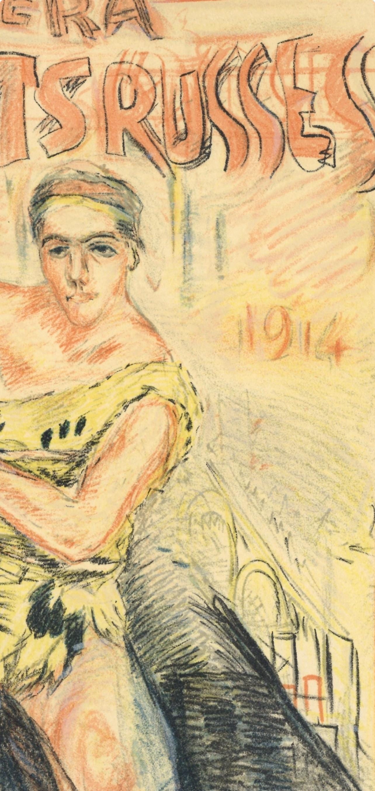 Lithograph - Pierre Bonnard - Affiche pour les Ballets Russes - Bonnard Lithographe - 3