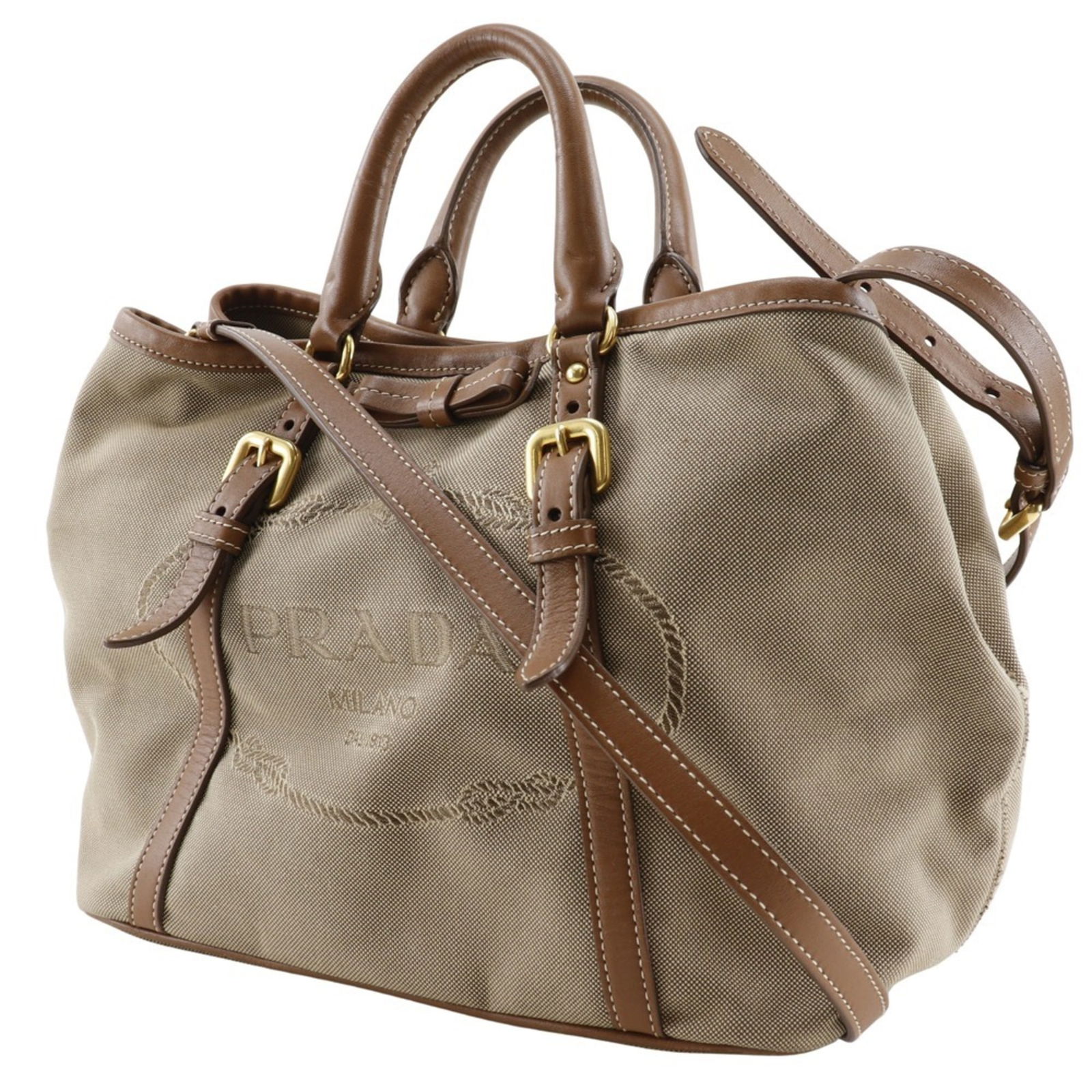 Leather - Prada Handbag Canvas - 2