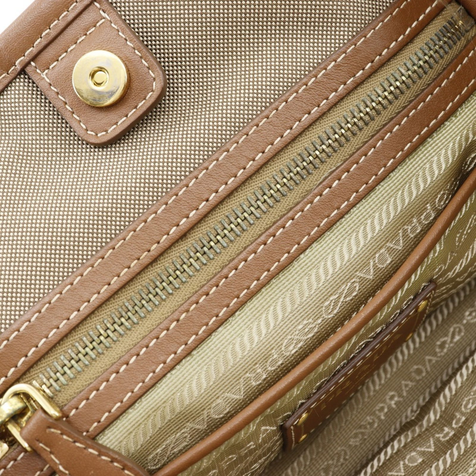 Leather - Prada Handbag Canvas - 7