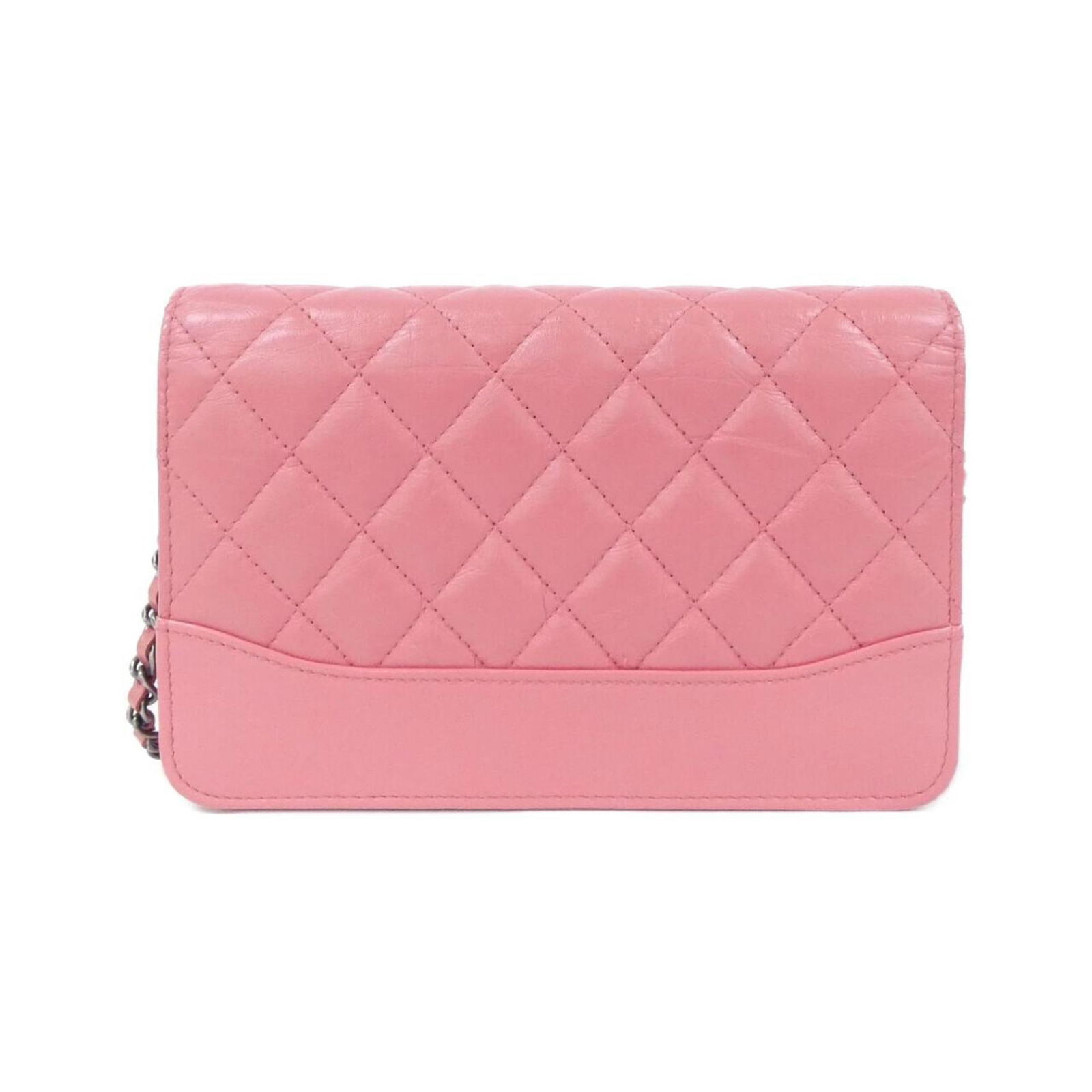 Leather Chanel Chain/ Shoulder Wallet - 2